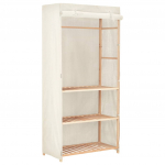 3 tasandiga garderoob 79 x 40 x 170 cm