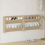 Seina kingakapid 2 tk, sonoma tamm, 80x18x60 cm, puitlaastplaat