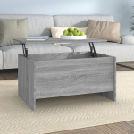 Diivanilaud, hall sonoma tamm, 80 x 55,5 x 41,5cm, tehispuit