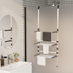 3-korruseline rippuv pesukuivatusrest, alumiinium