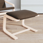 Jalapink, tumepruun, 51 x 41 x 40 cm, kangas