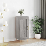 Puhvetkapp, hall sonoma tamm, 34,5x34x90 cm, tehispuit