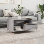 Diivanilaud, hall sonoma tamm, 90x49x45cm, tehispuit