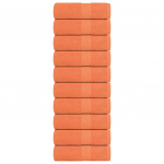 Seebir&auml;tikud 10 tk, oranž, 30x30 cm, 360 gsm, 100% puuvill
