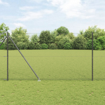 KUUSNURKNE AED HALL 1,6X50 M TERAS, AIA POSTID TIHENDIGA 13 TK &Oslash;32 MM 180 CM GALVANISEERITUD TERAS