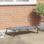 Koeravoodi helehall 80 x 55 x 18 cm teras