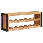 Veepudeli riiul pruun 100 x 45 x 33 cm tugev karm mango puit