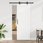 Liugukse komplekt manuaalne valge ja must 83 x 232 cm