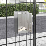 Postkast uksega h&otilde;bedane 30 x 20 x 55 cm roostevaba teras