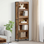 Raamaturiiul 2 tk Vana puit 80 x 30 x 155 cm Tehispuit