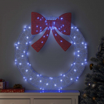 K&uuml;&uuml;nlajalg koos 80 led-iga sinine 92 x 92 x 9,5 cm akr&uuml;&uuml;l