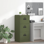 Failikapp k&uuml;pset roheline 44 x 50 x 106.5 cm k&uuml;lmvalsitud teras