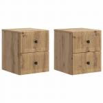 Seinale kinnitatav &ouml;&ouml;tis 2 pcs Artisan tamm 33 x 34,5 x 40 cm