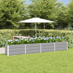 Taimekast helehall 320 x 40 x 45 cm teras