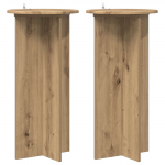 Taimede alus 2 pcs Artisan tamm 40 x 40 x 80 cm Tehispuit