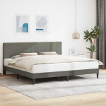 Voodi raam peaga Helehall 180 x 200 cm Korter kangas