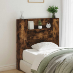Peats riiuliga Suitsetatud tamm 100 x 16,5 x 103,5 cm Tehispuit