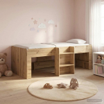 Laste k&otilde;rge voodi raam 2 pcs Artisan tamm 90 x 190 cm Tehispuit