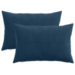Diivanipadi 2 tk ALMELO tumesinine 40 x 60 cm manchester