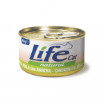 Life Cat einekotike kassile kana ja pardilihaga, 85 g