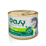 Oasy Adult Mini Rabbit &uuml;he valguga k&uuml;&uuml;likukonserv v&auml;ikest t&otilde;ugu koertele, 200 g