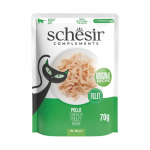 Schesir Complementary gulja&scaron;&scaron; kanaliha ja tarretisega kassidele, 70 g