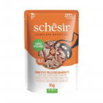 Schesir C&B gulja&scaron;&scaron; tuunikala, kanaliha ja krevetidega tarretises kassidele, 85 g