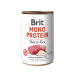 Brit Care Mono Protein Beef & Rice &uuml;he valguga konservs&ouml;&ouml;tkoertele, 400 g