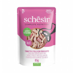 Schesir C&B gulja&scaron; tuunikala, kanaliha ja singiga tarretises kassidele, 85 g
