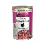 Bewi Dog Poultry Hearts konserv linnus&uuml;dametega koertele, 400 g