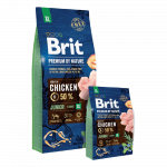 Brit Premium by Nature Junior XL kuivtoit suurele kutsikale kanaga, 15 kg