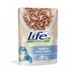 Life Cat einekotike kassile tuunikala ja valge kala, 70 g