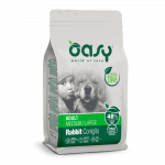 Oasy Adult Medium & Large Rabbit kuivtoit k&uuml;&uuml;likuga koertele, 2,5 kg