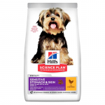 Hill's Science Plan Adult Small & Mini Sensitive Stomach & Skin kuivs&ouml;&ouml;t kanaga koertele, 1,5 kg