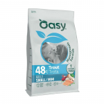 Oasy Monoprotein Adult Small/Mini kuivtoit forellega v&auml;ikest t&otilde;ugu koertele, 2 kg