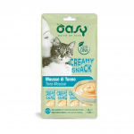 Oasy Creamy Snack maiuspalad kassidele l&otilde;hega, 4x15 g