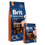 Brit Premium by Nature Sport kuivtoit aktiivsele koerale kanaga, 15 kg