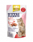 GimCat Nutri Pockets with Beef & Malt maiuspalad kassidele, 60 g