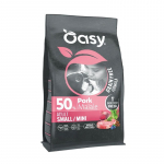 Oasy Grain Free Adult Small/Mini kuivtoit sealihaga v&auml;ikest t&otilde;ugu koertele, 2 kg