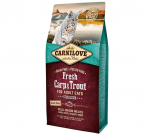 Carnilove Fresh Carp & Trout Sterilized kuivtoit steriliseeritud kassile kalaga, 6 kg