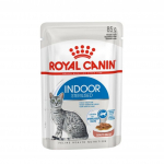 Royal Canin Indoor Sterilised einekotike steriliseeritud kassile t&uuml;kid kastmes, 85 g