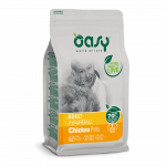 Oasy Adult Cat Hairball kuivtoit kanaga kassidele, 1,5 kg