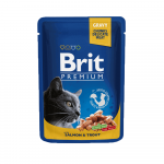 Brit Premium Salmon & Trout einekotike kassile l&otilde;he ja forell kastmes, 100 g