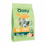 Oasy Original Adult Small and Mini kuivtoit kanaga v&auml;ikest t&otilde;ugu koertele, 2 kg
