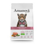 Amanova kuivtoit steriliseeritud kassile l&otilde;hega 1.5kg