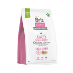 Brit Care Sustainable Adult Small Breed Chicken & Insect kuivtoit koertele, 3 kg