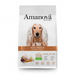 Amanova Medium kuivtoit keskmist kasvu koertele kanaga, 2 kg