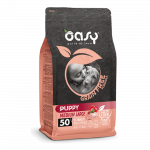 Oasy Grain Free Puppy Medium & Large Turkey teraviljavaba kalkunilihaga kuivtoit kutsikatele, 12 kg