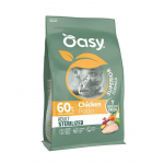 Oasy Superior Adult Sterilized kuivtoit kanaga steriliseeritud kassidele, 6 kg