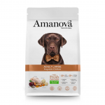 Amanova Large kuivtoit suurt kasvu koertele kanalihaga 12kg